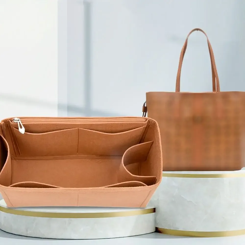 feutre insérer doublure sac à main organisateur pochette sac à main sac fourre-tout sac interne pour liz visetos