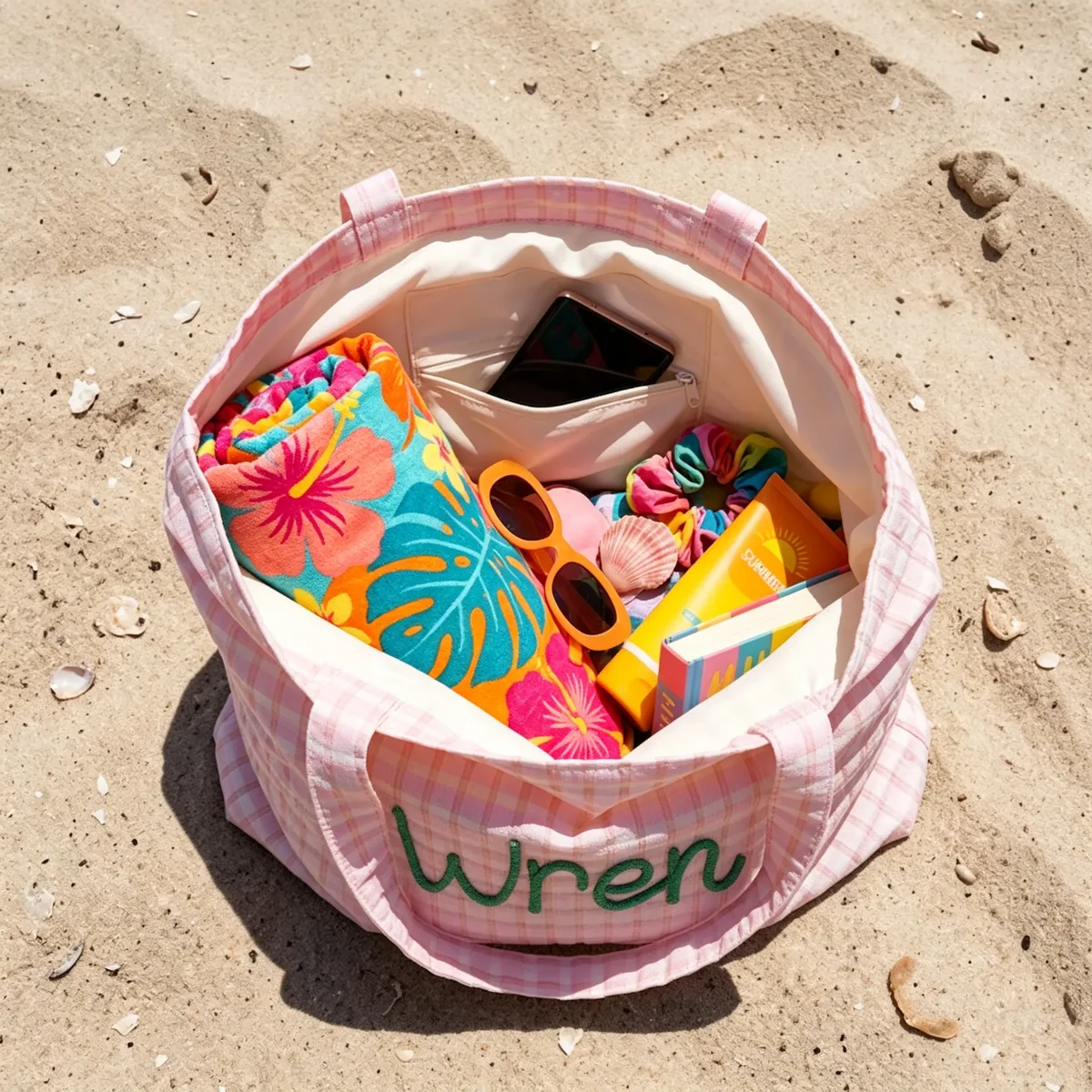sac fourre-tout pour les vacances d'été, sac de plage à carreaux personnalisé, cadeau de fête d'enterrement de vie de jeune fille sur le thème du citron, sac fourre-tout personnalisé en chenille avec nom, pour filles