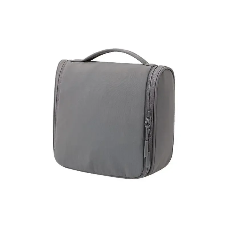 trousse de toilette suspendue imperméable portable avec crochet, grande capacité, organisateur cosmétique et de soins de la peau