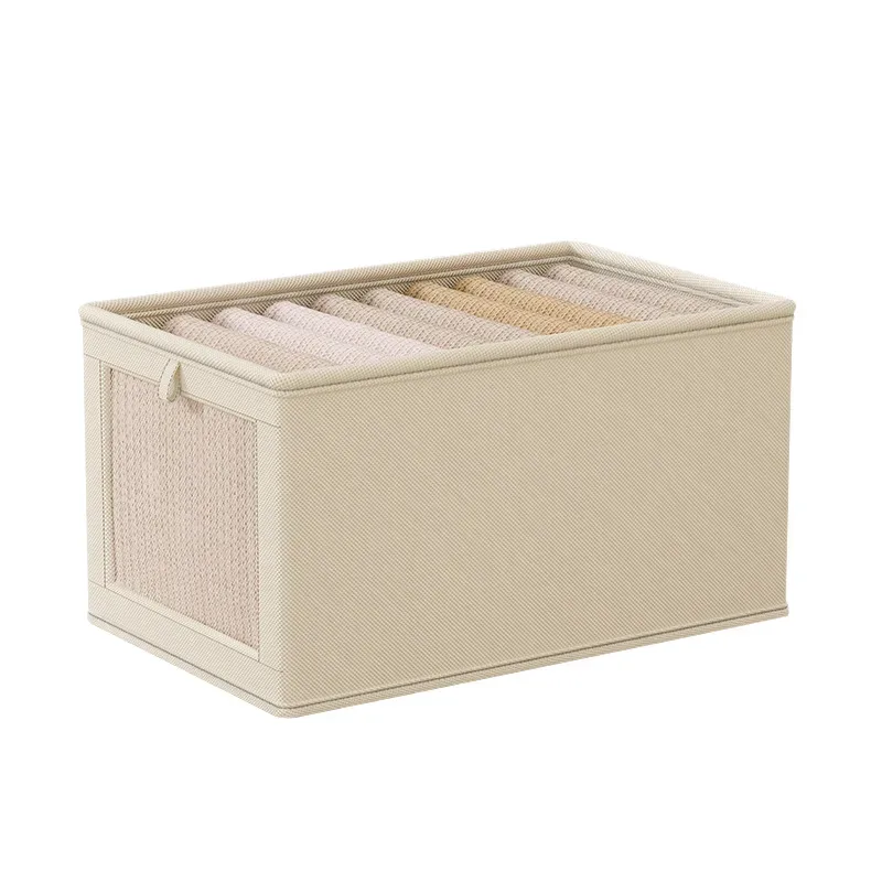 boîte de rangement pliable pour vêtements avec couvercle, anti-poussière, organisateur de chemises et de sous-vêtements, style moderne et simple, pour la maison, bac de rangement pour armoire