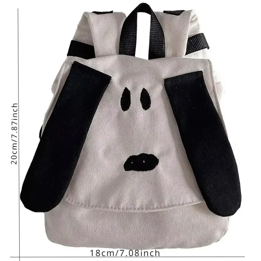 1 pièces sac à dos dessin animé chien mignon garçons et filles mode toile sac de voyage