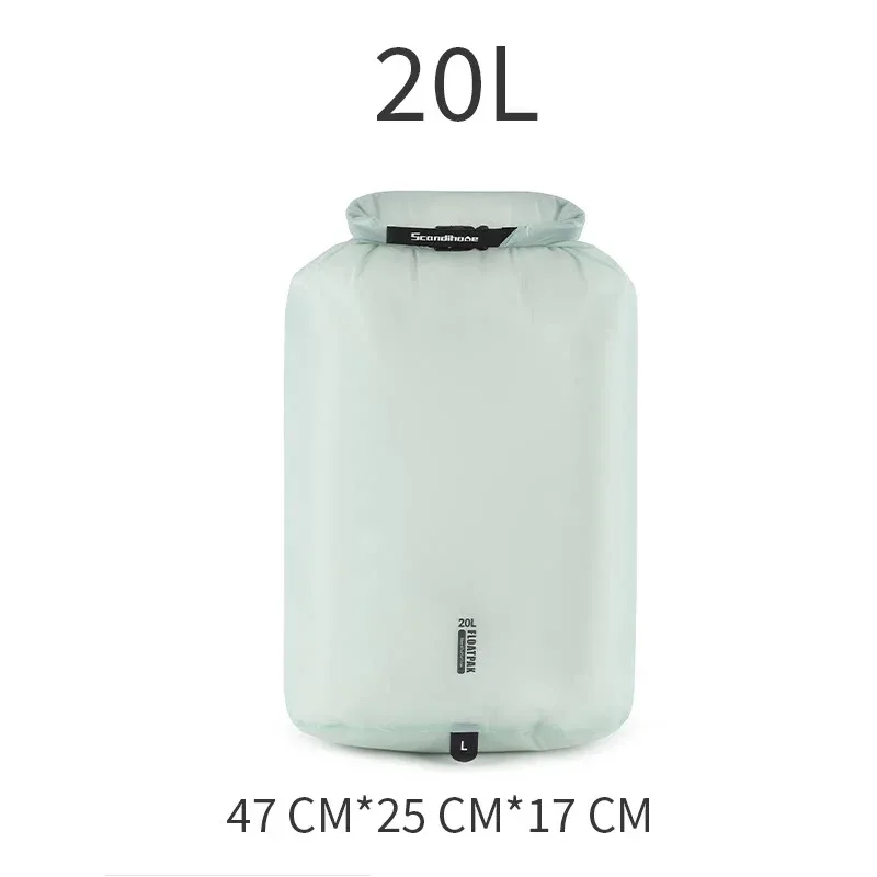 sac étanche ultraléger pu8000mm pour la natation, le camping, la randonnée, pochette de rangement, organisateur de bagages de voyage, sac à vêtements 9l 15l 20l
