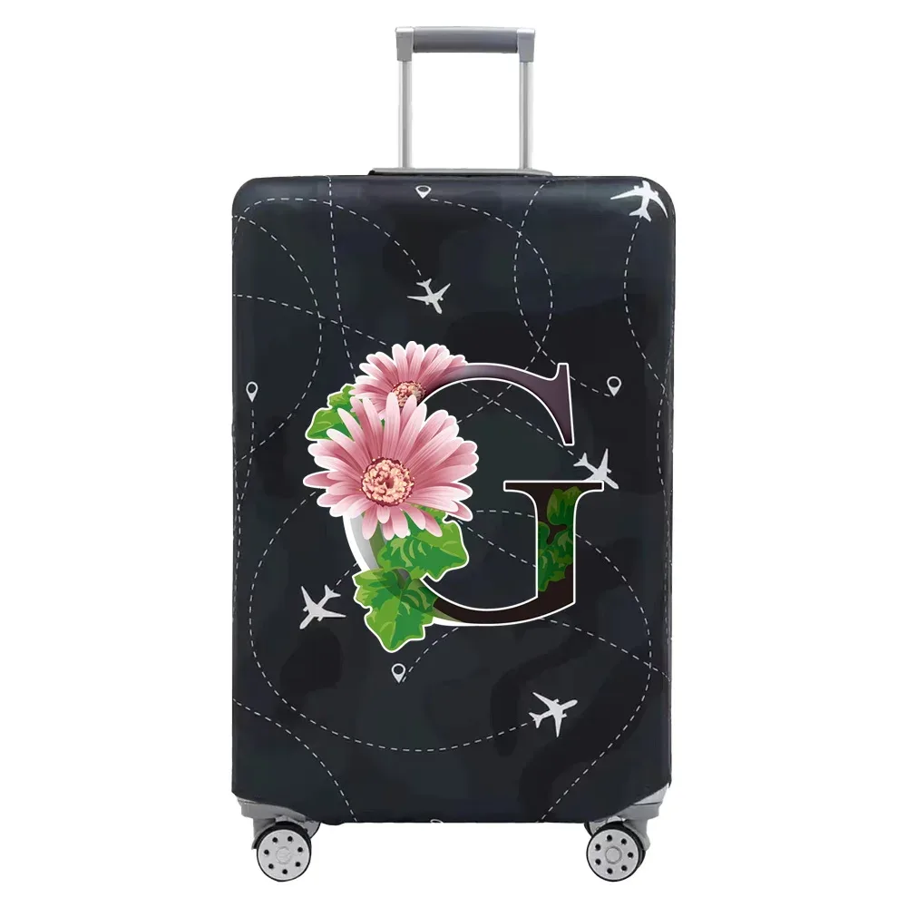housse de protection pour bagages, accessoires de voyage, anti-poussière et résistante à l'usure, série letter, 18-32 pouces