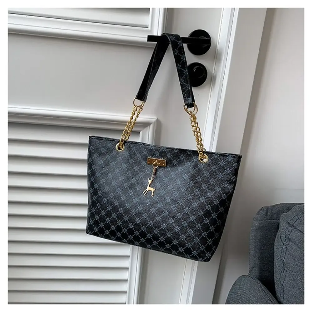 sac fourre-tout design de luxe pour femmes, sac à main de grande capacité imprimé, sac à bandoulière tendance, nouveau sac de shopping