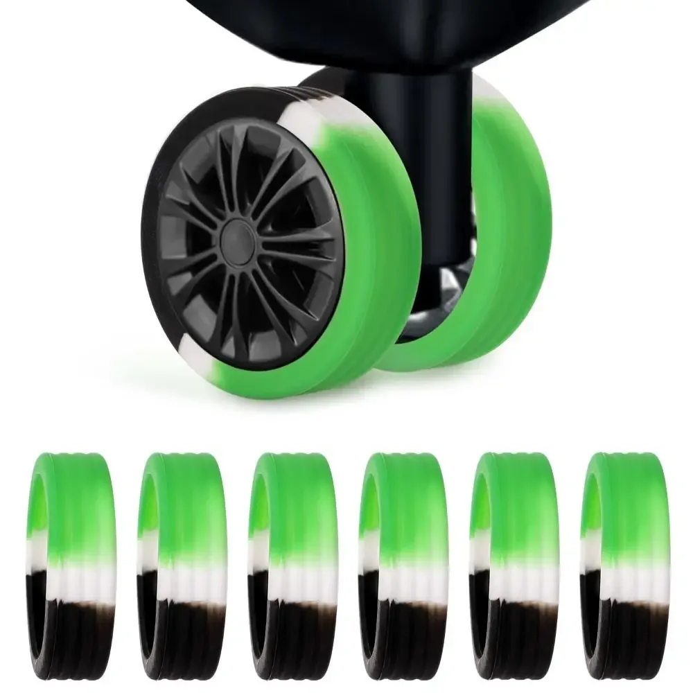 chaussures de roulette de bagage de voyage, housse de protection de roue de valise de bruit, roulettes de boîte de chariot, accessoires de protection, sap, 4 pièces, 8 pièces