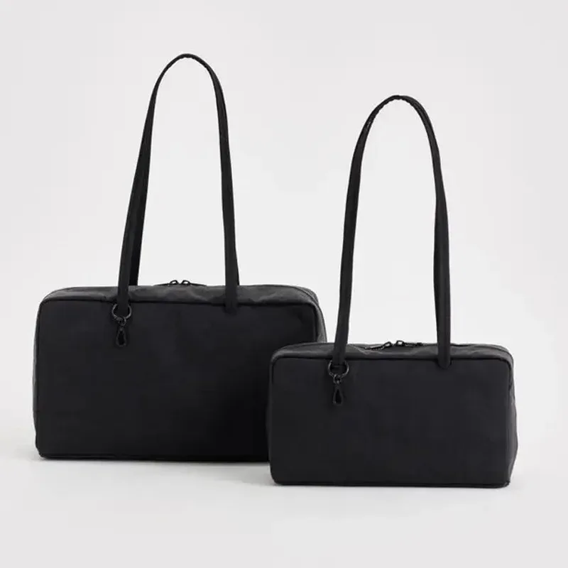 sac bowling décontracté en nylon léger, sacs à bandoulière de créateur pour femmes, grande capacité, sac simple à porter sous le bras, sacs à main tendance 2026