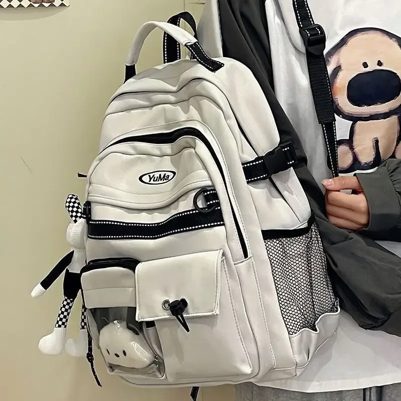 sac à dos harajuku ins pour filles, sac à poupées décontracté grande capacité, sac d'école de haute qualité, sac à dos de travail, sac à dos de campus, sac à dos de voyage