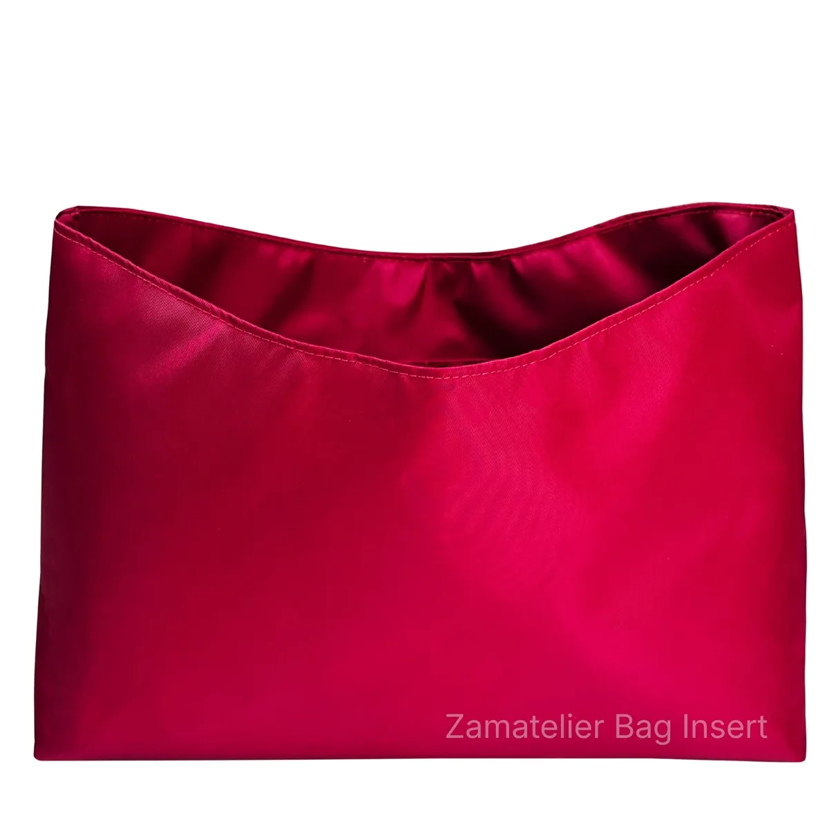 insert en soie pour sac l.v multipass, organisateur de sac fourre-tout en satin, doublure de sac de shopping avec poche zippée et base structurée