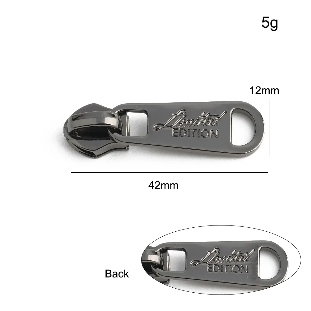 pièces de rechange pour fermetures éclair en métal, élégantes et polyvalentes, pour sacs à cosmétiques et portefeuilles, 5 à 20 pièces # 5 pièces de couture et de réparation en nylon pour bricolage