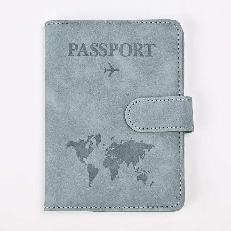 couvertures de passeport pour femmes et hommes, porte-passeport avec lettres imprimées, clips pour billets de vol, porte-carte de crédit bancaire, organisateur de voyage pour passeport