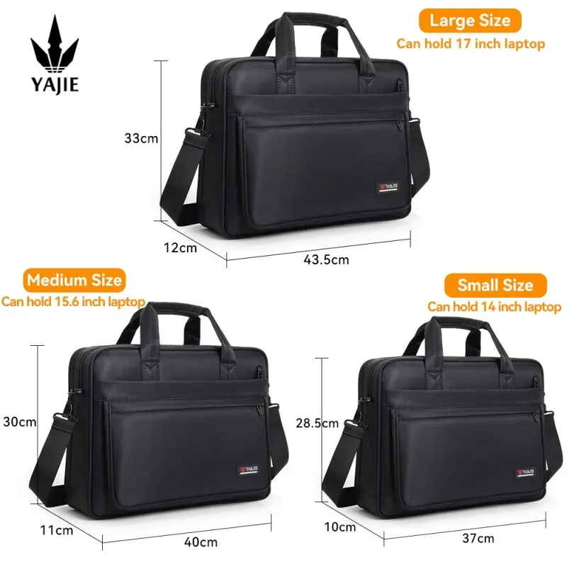 grand sac fourre-tout en toile pour ordinateur portable pour homme, étuis à bombes, sac d'ordinateur, travail, entreprise initiée, bureau, 15.6 ", 17", 14"