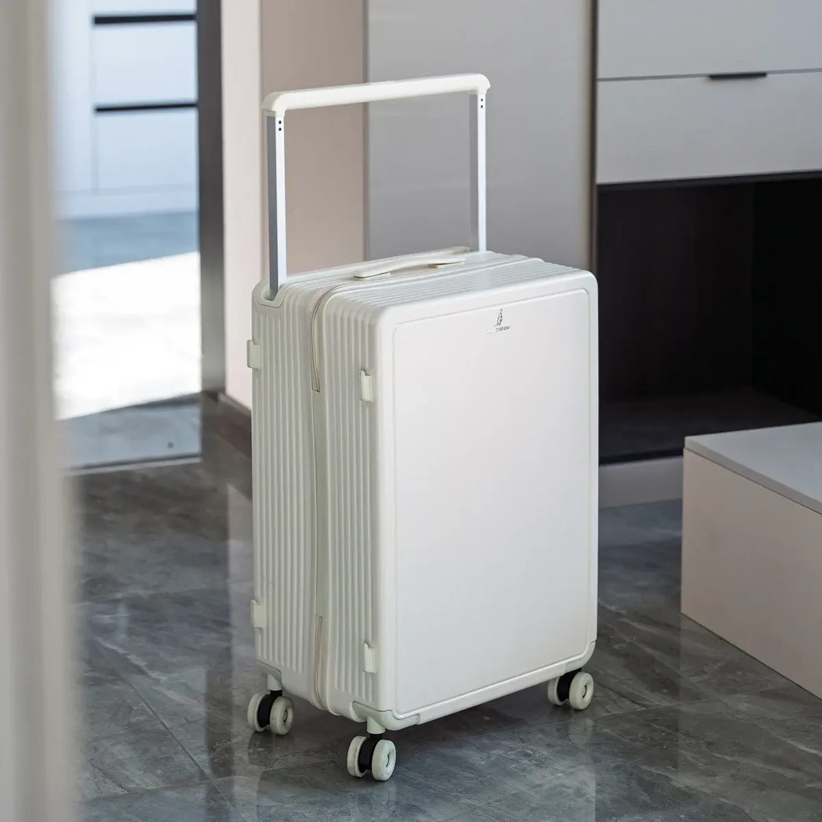 valise de cabine colenara avec compartiment large et roulettes universelles, 20 pouces, robuste, avec serrure à combinaison, pour homme et femme