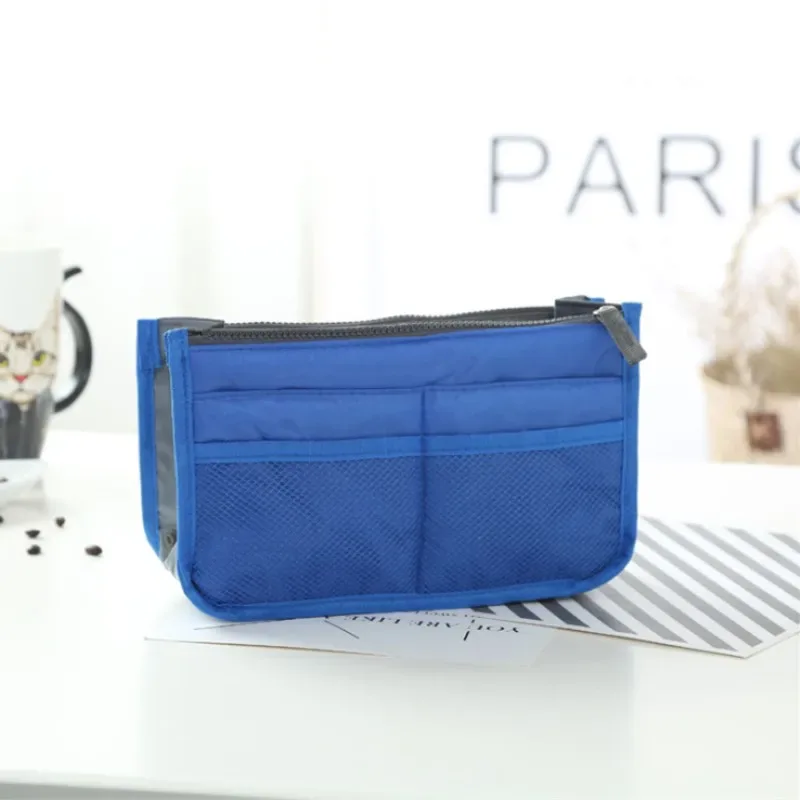 trousse de maquillage portable en toile pour hommes et femmes, sacs de voyage, trousse de maquillage, trousse de maquillage, trousse de toilette multifonctionnelle décontractée, sac à main de rangement