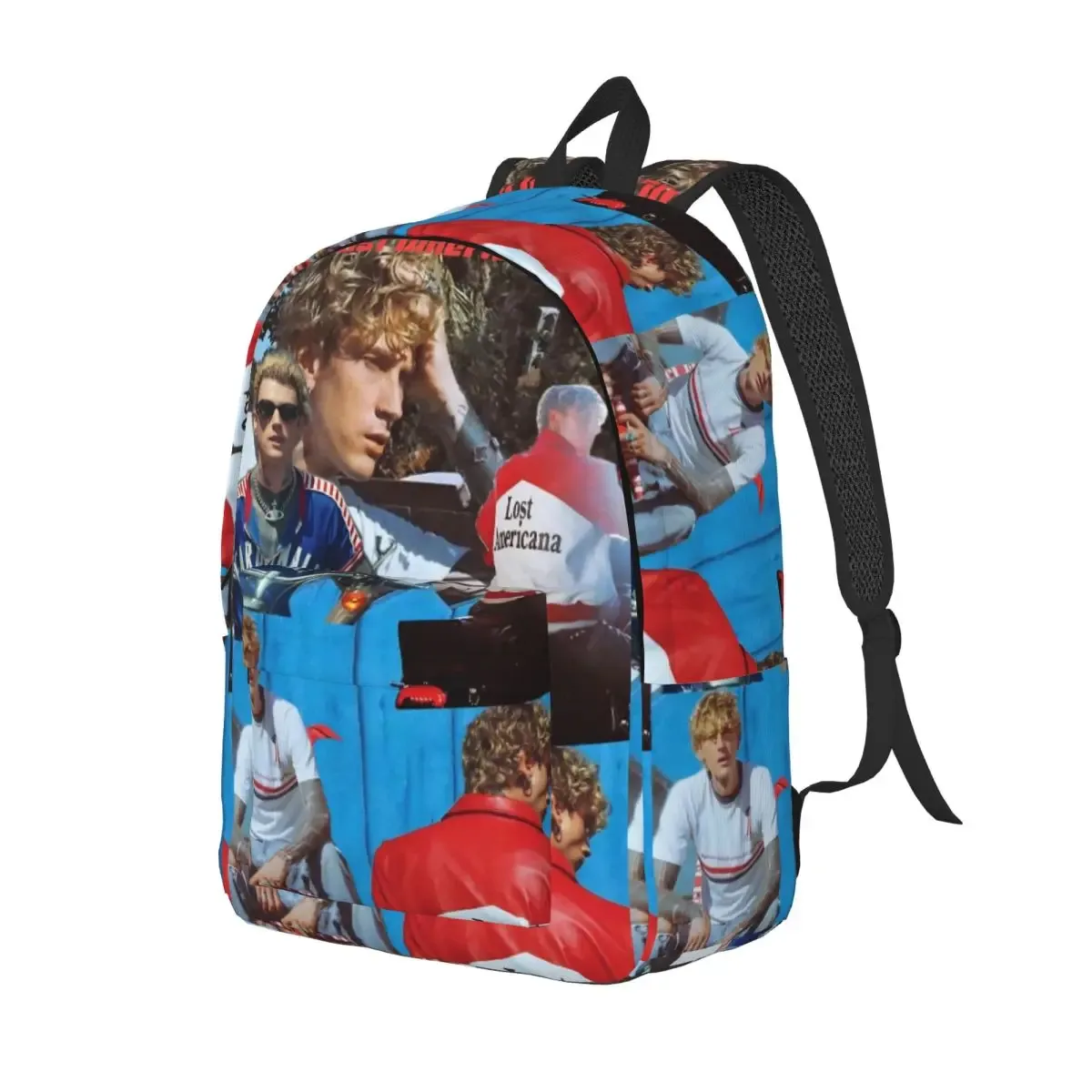 mgk lost americana tour 2025-2026 sac à dos adolescent durable lycée travail sac à dos pour hommes femmes ordinateur portable sacs en toile