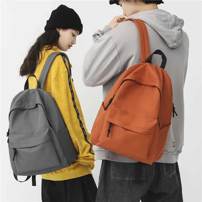 sac à dos d'école à motif simple pour femme et garçon, cartable de voyage pour étudiant, cartable de livre a4 pour adolescente, nouvelle collection 2023 mochila