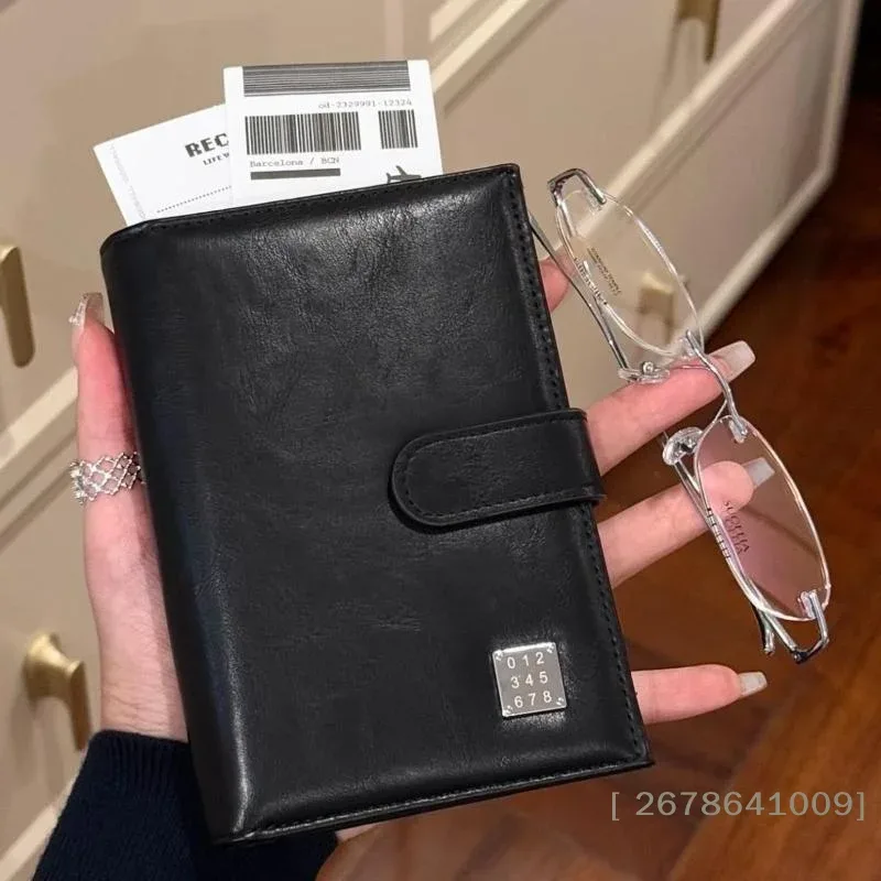⚑ portefeuille de voyage pour femme et homme, porte-cartes, blocage rfid, porte-cartes de crédit, porte-passeport, porte-billets d'avion, portefeuilles multifonctions