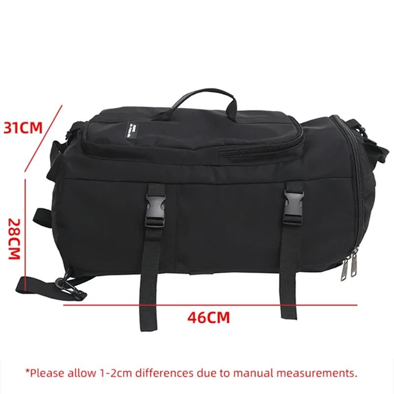 grand sac à bandoulière de voyage pour hommes, sac à dos de sport étanche, sac de bagages d'extérieur, seau de voyage, fonction mochila xa380c