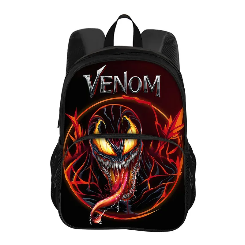 sac à dos avec poche avant venom movie, à la mode, pour voyage, papeterie, cadeau pour enfants, école, polyvalent