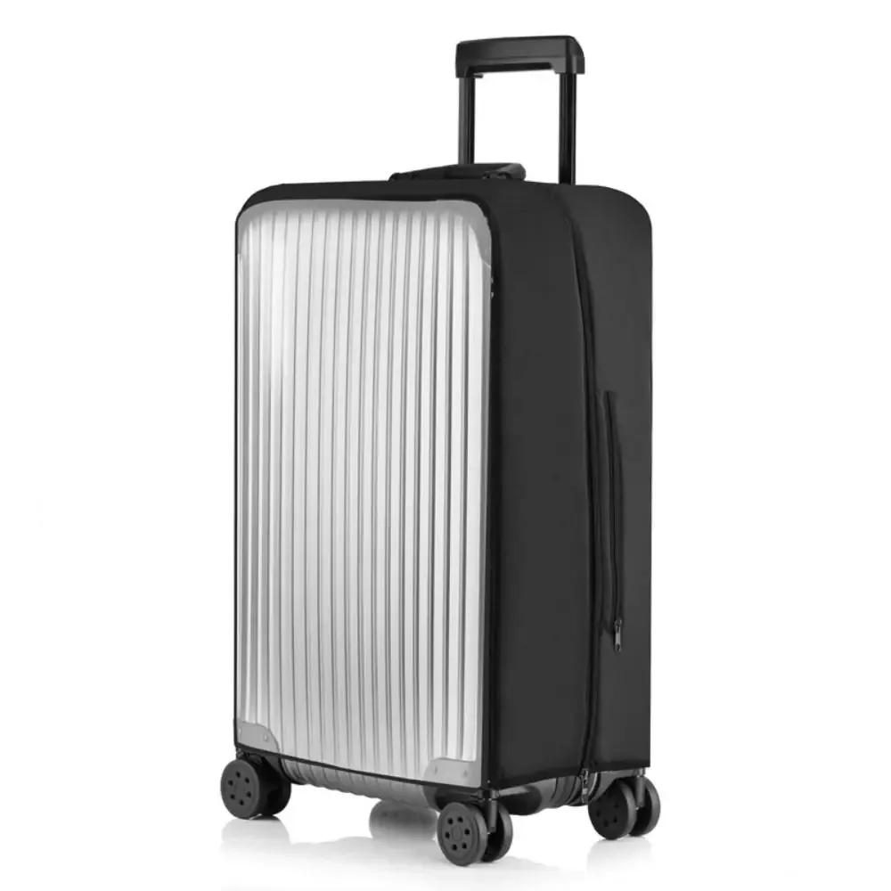 juste de valise transparente en pvc, étanche, aucun démontage requis, protecteur de bagage transparent, housse anti-poussière élastique pour bagages, nouveau