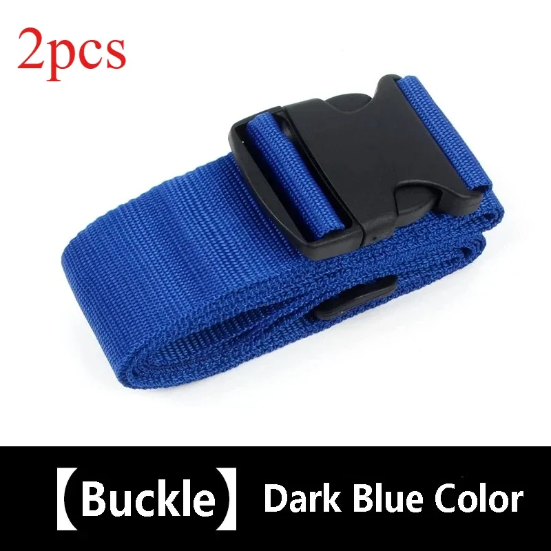 sangle de bagage pour valises, 2 pièces, ceinture d'emballage, ceintures de voyage facilement identifiées, accessoires de sac
