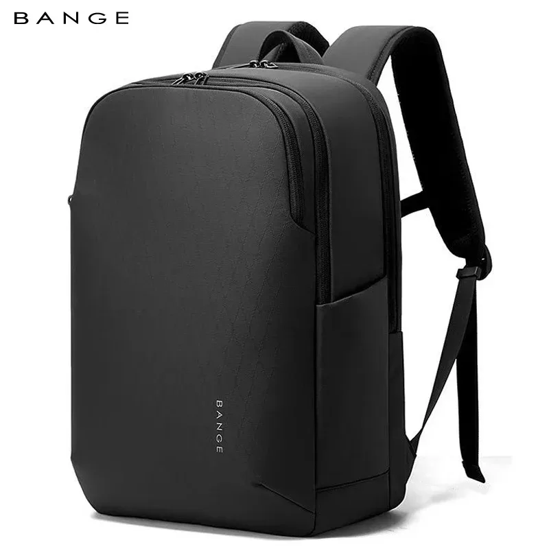 BANGE Sac à dos pour ordinateur portable de 15,6 pouces pour hommes, sacs d'école imperméables pour garçons d'université, sac à dos de voyage pour hommes d'affaires et de sport