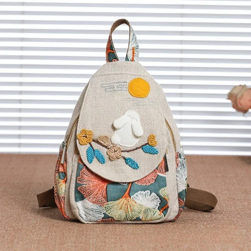 sac à dos de voyage motif aliments 3d pour femmes, sac à dos en lin de haute qualité, sac à dos de luxe pour filles, joli style, mode féminine