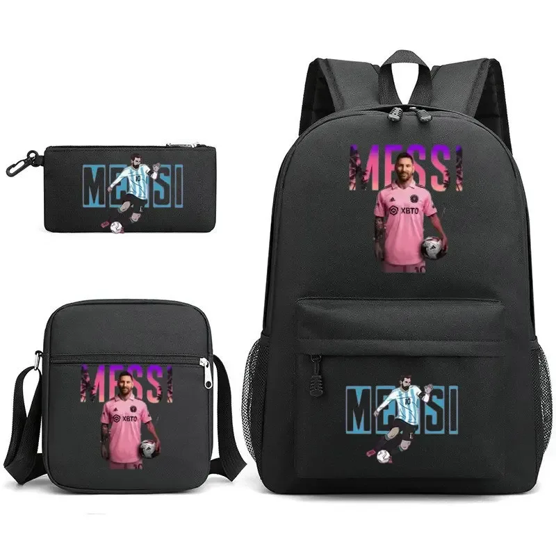 sac à dos messi léger et décontracté, grande capacité, pour femmes, hommes, étudiants, trousse à crayons, sacs à bandoulière, ensembles