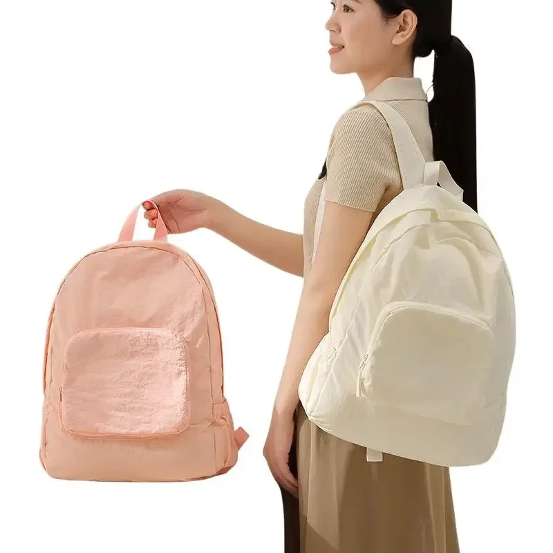 sac à dos pliable pour la randonnée en montagne, tissu taslon, imperméable, sac de voyage, sac à dos de grande capacité, sac de randonnée sportive, sac de camping