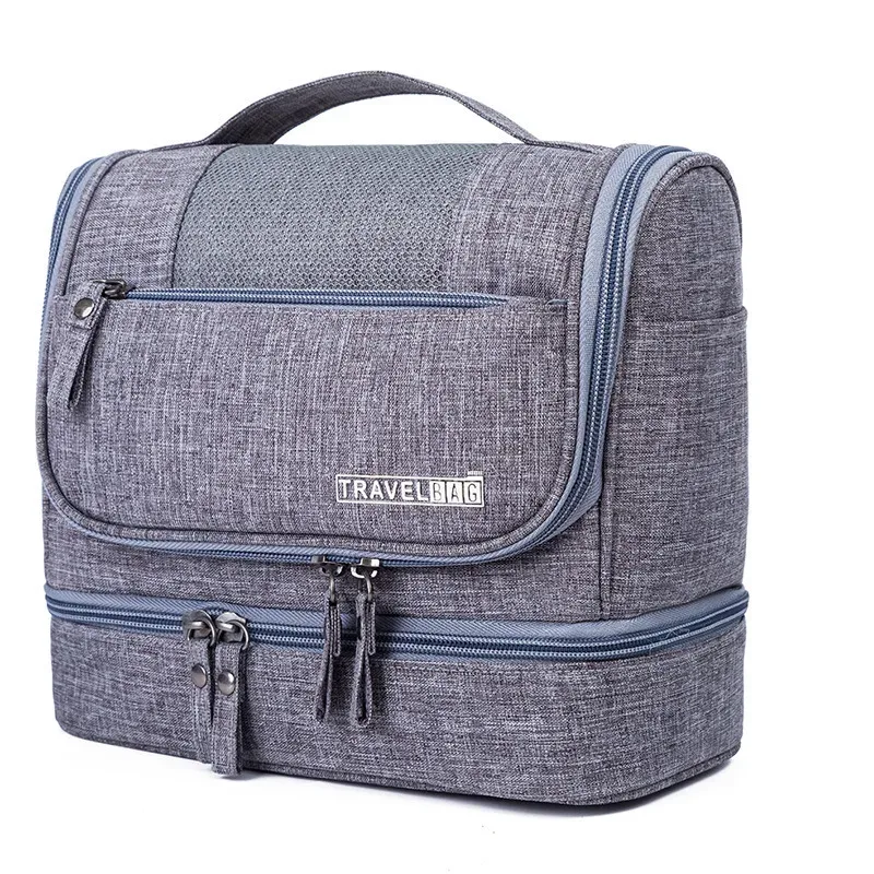 trousse de toilette suspendue à séparation sèche et humide, trousse de maquillage de voyage, sac de rangement de cosmétiques, trousse de maquillage, grand sac de maquillage