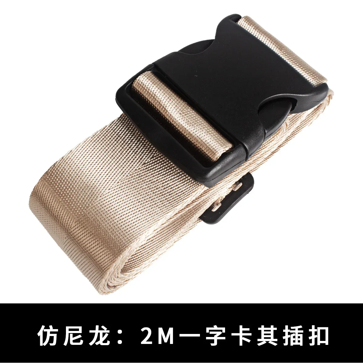sangle de bagage en nylon épaissi avec cadenas tsa à combinaison, ceinture de fixation réglable pour sac de voyage et bagage à main