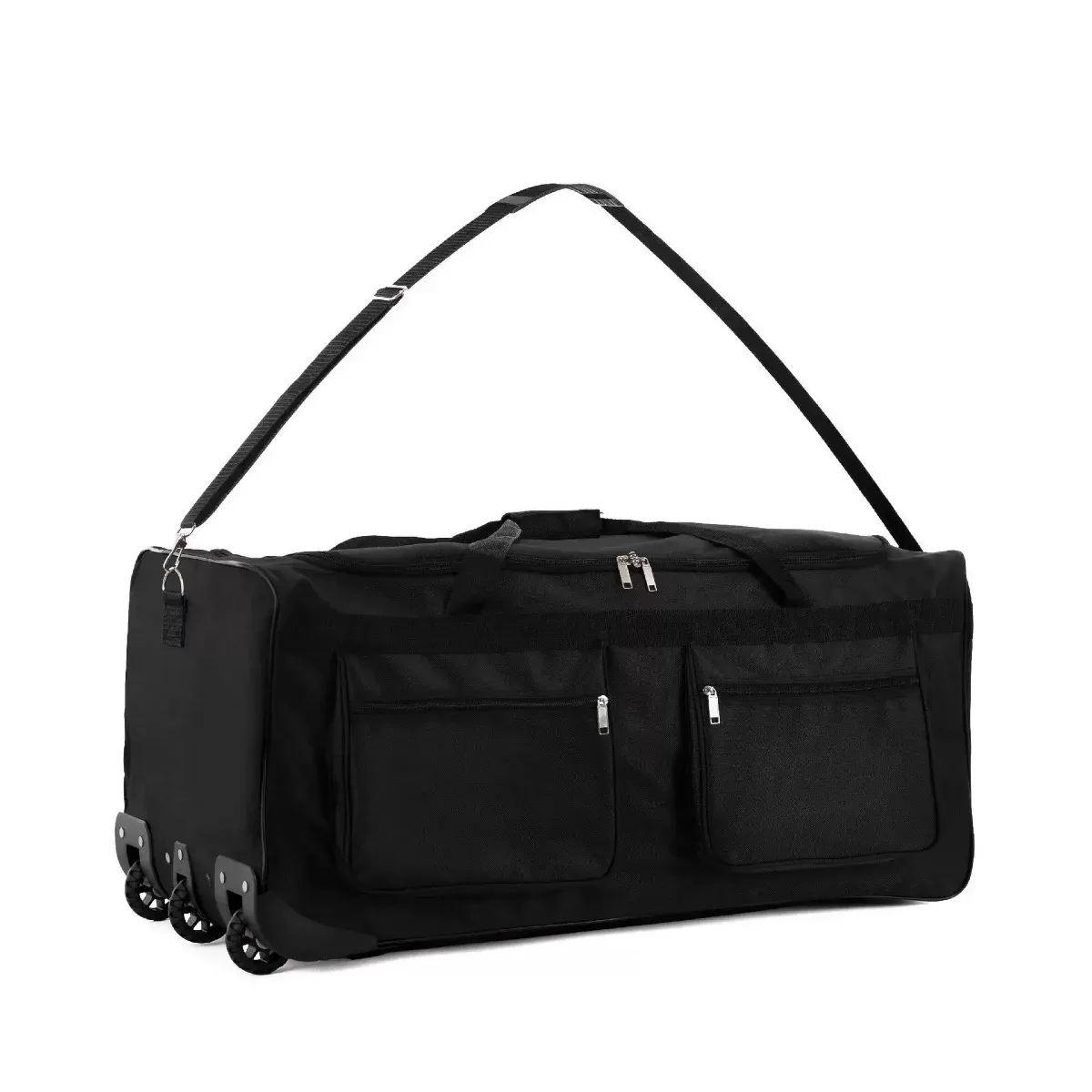 valise à roulettes grande capacité 32-40 pouces, sac de voyage imperméable en tissu oxford avec roulettes, sac de voyage à roulettes