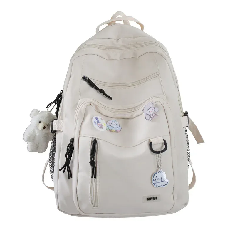 nouveau grand sac à dos tendance pour étudiantes, sac d'école fille grande capacité, sac à dos femme mignon pour loisirs et voyage, mochila