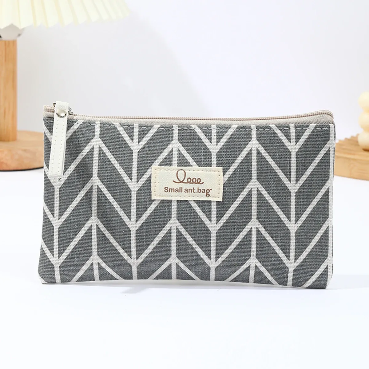 trousse de maquillage grande capacité en toile, sac de rangement portable pour soins de la peau, trousse à crayons étudiant dessin animé, portefeuille, trousse à cosmétiques