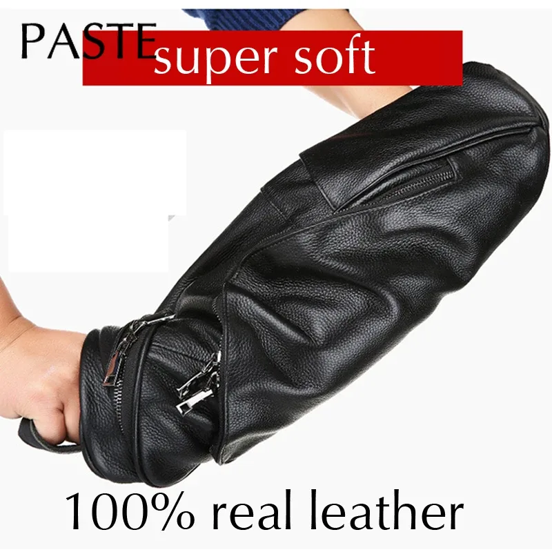 sac à dos coréen fait à la main pour homme, design simple, 100% cuir naturel, sac pour ordinateur portable 15 pouces, grand sac à dos en cuir de vachette noir, sac de voyage