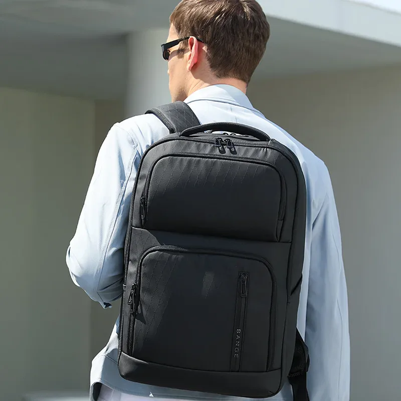 sac à dos pour ordinateur portable bange, nouvelle arrivée, grande capacité, léger, imperméable, 15,6 pouces, pour hommes, adolescents, sac d'école
