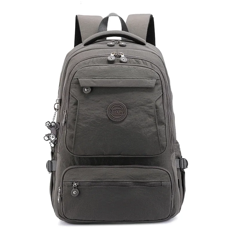 tegaote hommes sac à dos sac en nylon imperméable mâle avion voyage ordinateur portable sac à dos hommes grand élégant sac à dos léger