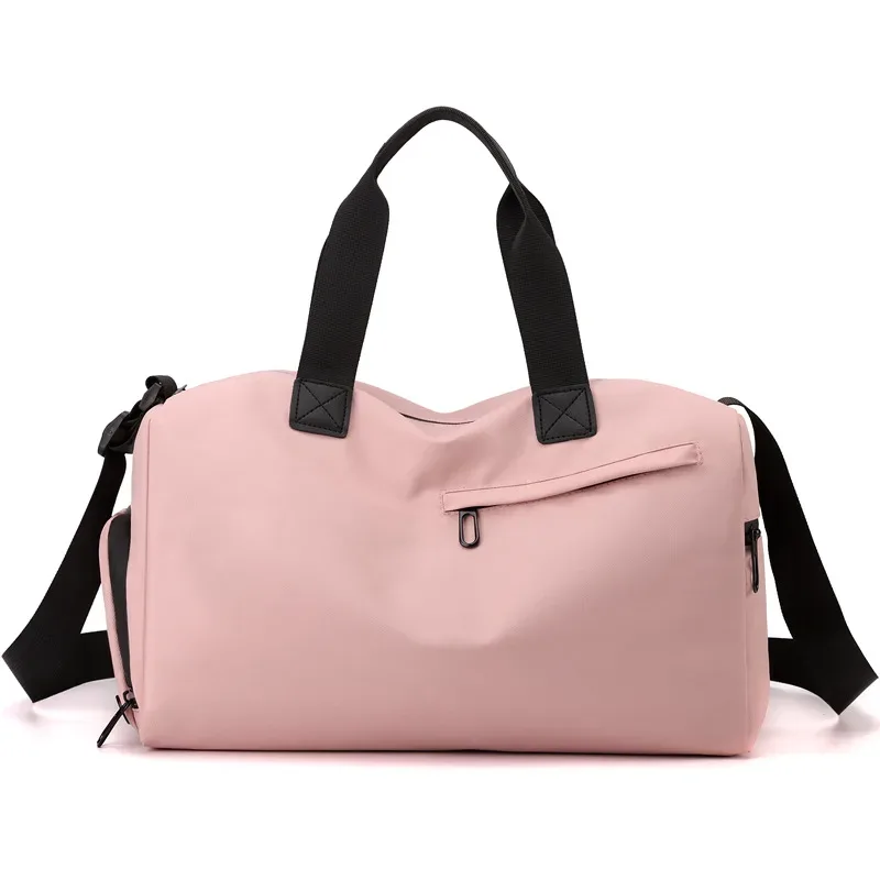 sacs de voyage oxford à fermeture éclair grande capacité, sacs de sport solides en tissu épais, sacs de sport imperméables haute capacité