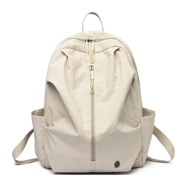 sac à dos en nylon pour femmes, grande capacité, léger, imperméable, sac à dos décontracté de style coréen pour les voyages, l'école, la randonnée, les sports de plein air