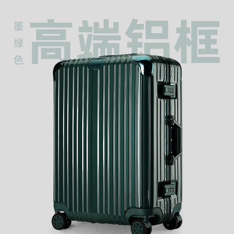 valise à cadre en aluminium 29 pouces tsa boîtier de chariot à serrure douanière roue universelle 20 "26" boîte d'embarquement à bagages valise de voyage