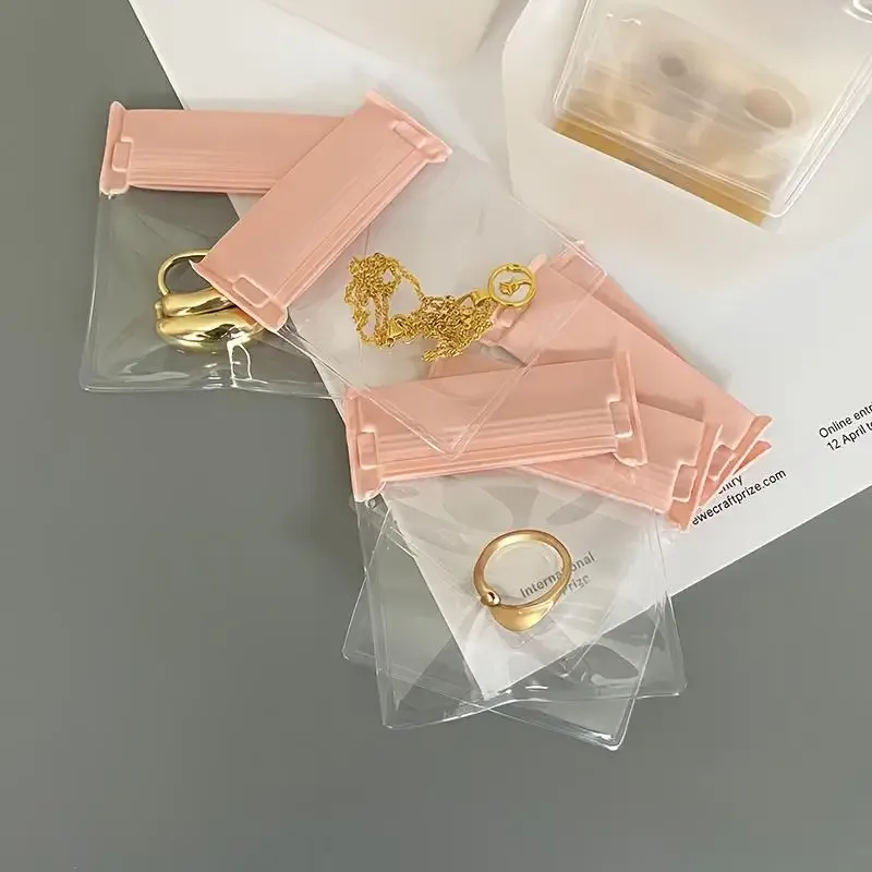 30 sacs de rangement auto-scellants pour bijoux, sacs antioxydants pour bagues, colliers et bracelets, sacs multifonctionnels