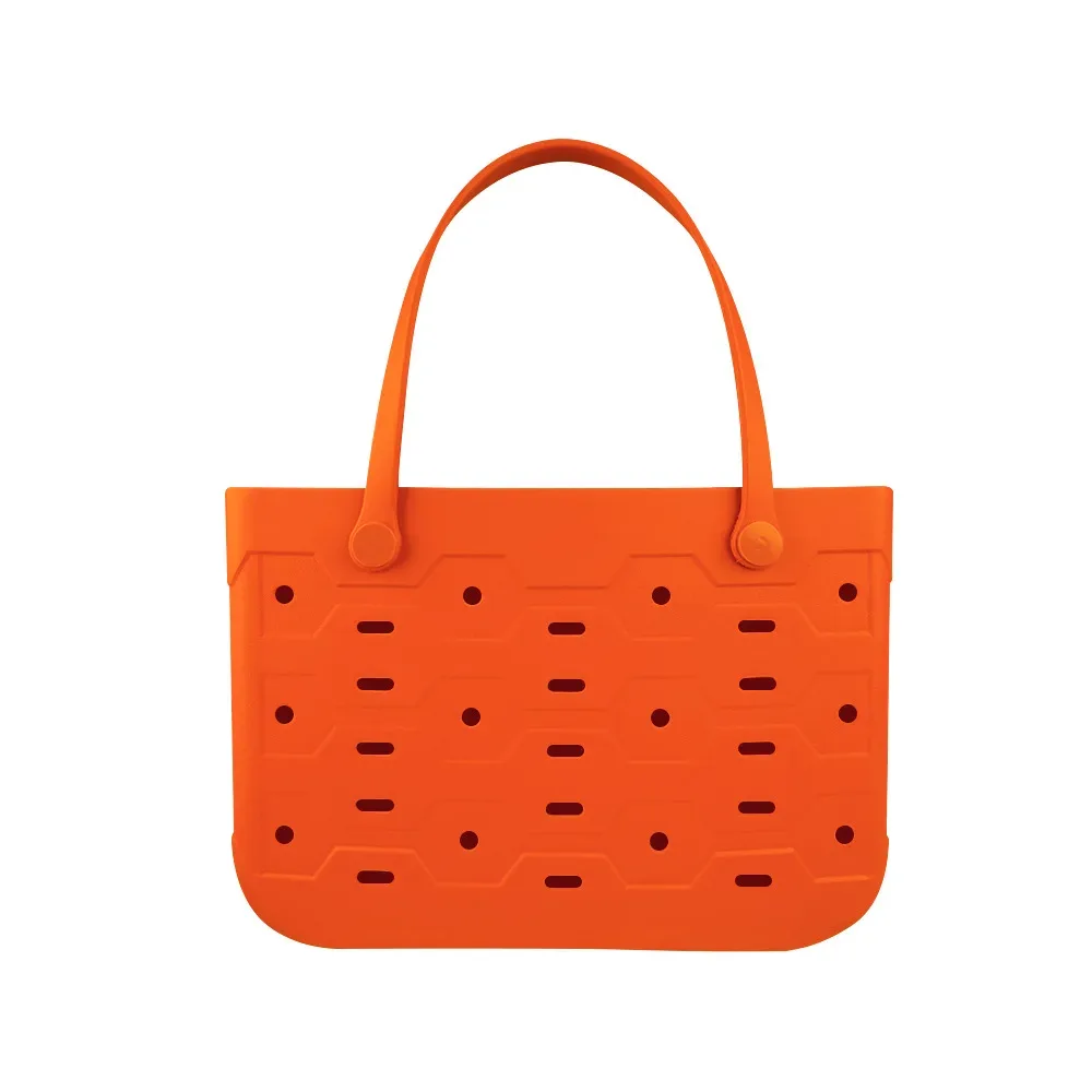sac de plage en eva haute densité, imperméable, avec trous, style sac à main de voyage, organisateur de rangement multi-usages, grande taille pour usage quotidien