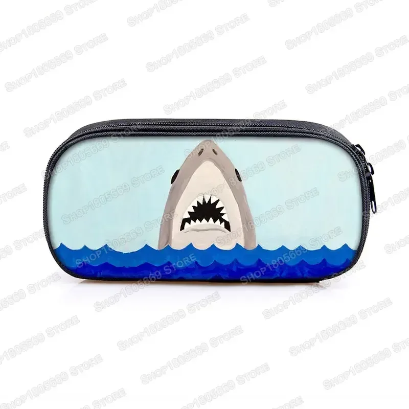 trousse à cosmétiques, animal de mer, tortue, baleine, requin, dauphin, poulpe, trousse d'école pour filles, boîte à crayons, sacs de papeterie mignons, cadeau