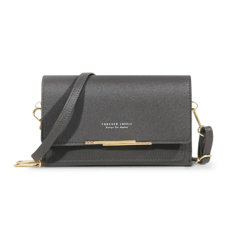 portefeuille coréen pour femmes, sac à main multi-cartes, grande capacité, sac à bandoulière décontracté, paquet de téléphone portable, nouveau style à la mode