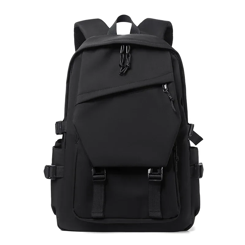 sac à dos simple de couleur unie, sac à dos de voyage, beaucoup d'espace de rangement, très adapté aux déplacements, à l'école, au travail et à sortir.