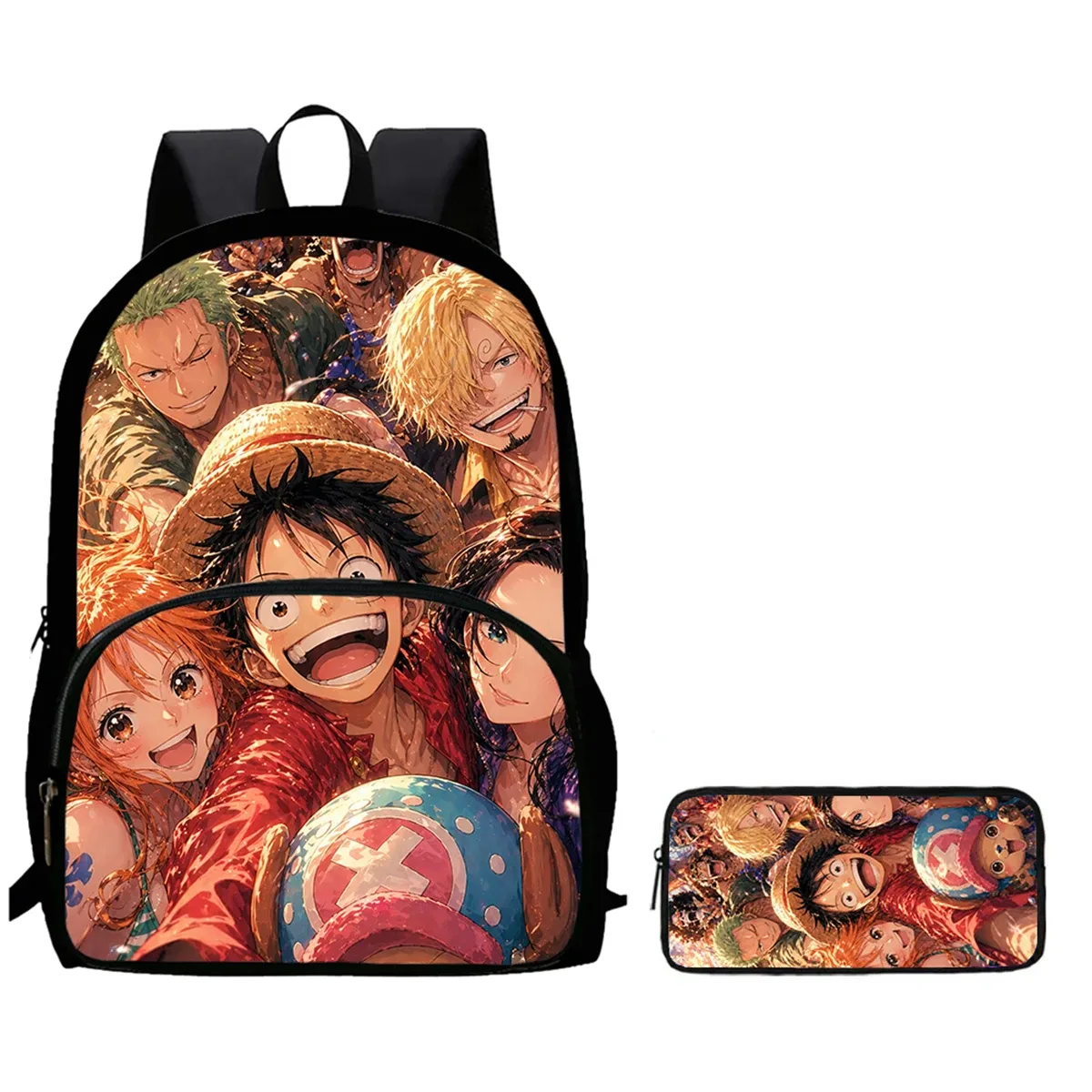 sac à dos scolaire léger 2-en-1 avec poche avant et trousse à crayons, sac à dos unisexe durable pour garçons et filles de 6 à 10 ans