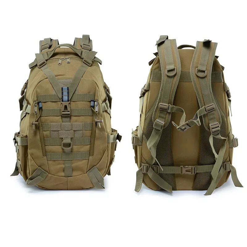 sac à dos multifonctionnel combiné, sac à dos tactique de sport et de voyage à double bandoulière, grande capacité, pour la randonnée