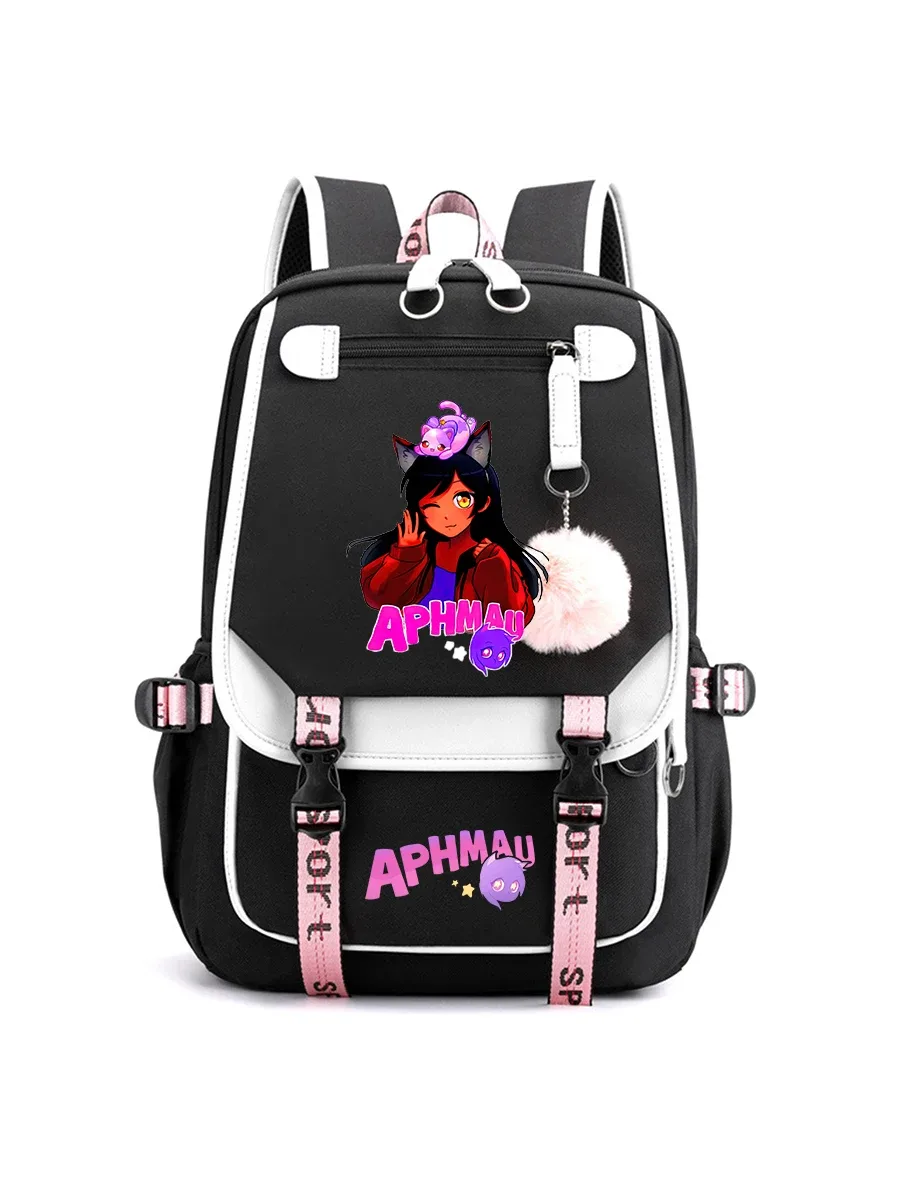 sac à dos aphmau anime pour adolescents, sacs à livres tendance pour la rentrée scolaire, sac à dos pour ordinateur portable pour étudiants