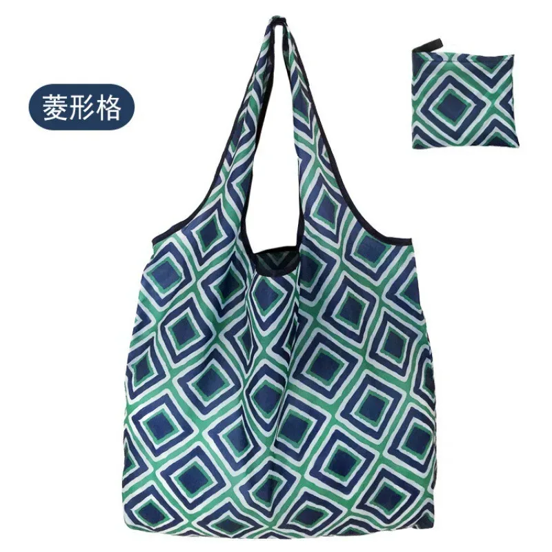 grand sac de courses réutilisable pour femmes, fourre-tout pliable, écologique, réutilisable, pliable, étui d'épicerie, sacs à main, sacs de rangement