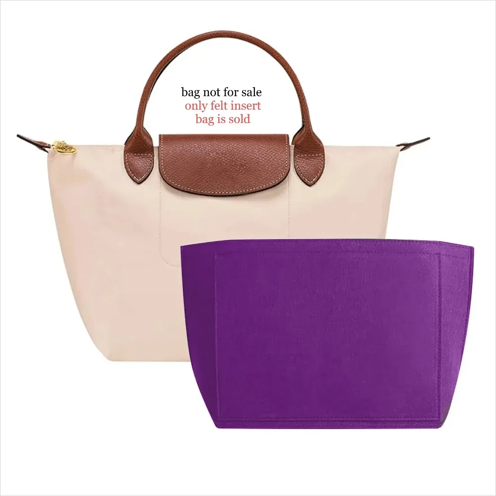 organisateur universel pour sac à main - insert rembourré en feutre pour sacs fourre-tout, rangement de voyage et protection intérieure