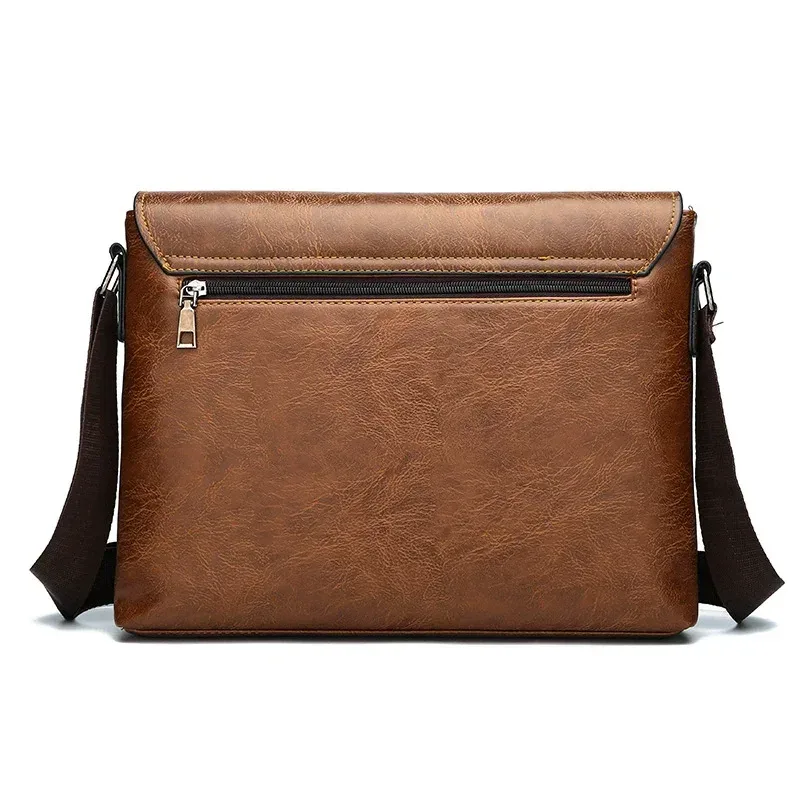 sac à bandoulière de marque de luxe pour hommes, sac à main en cuir pu pour ipad, sacoche d'affaires, sac à bandoulière latéral, sac à bandoulière à la mode pour hommes
